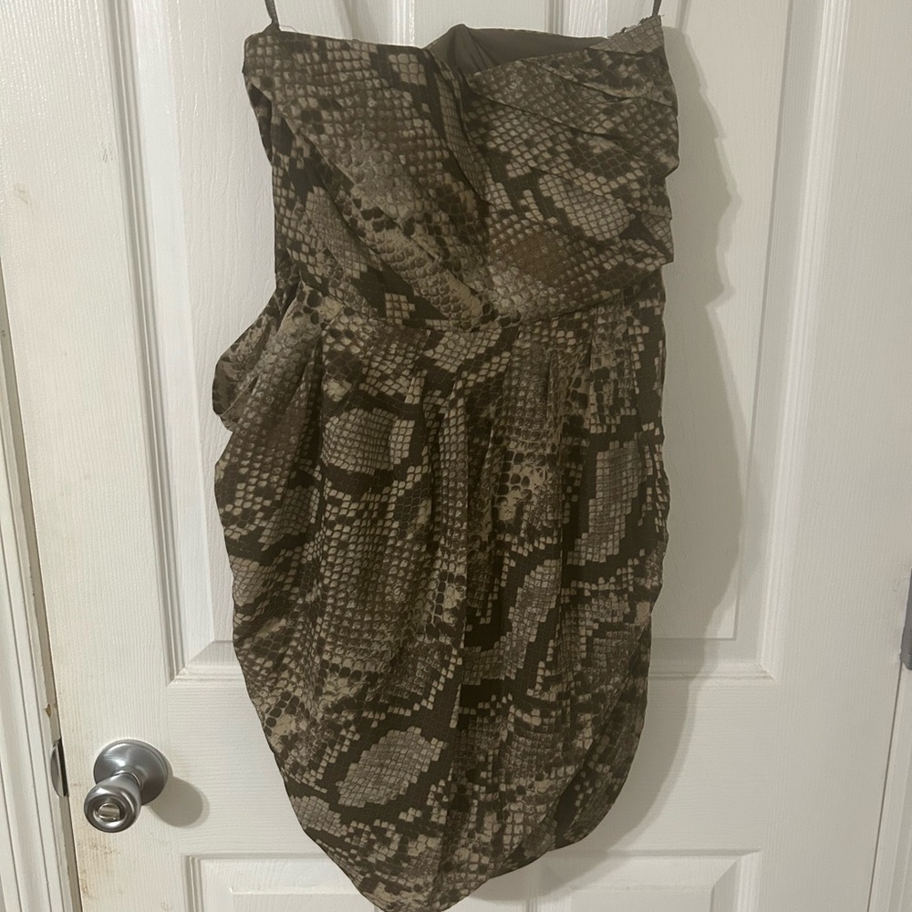 Michael Kors Snakeskin Print Dress